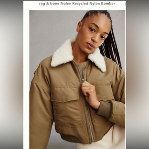 Rag & bone nolen recycled nylon bomber